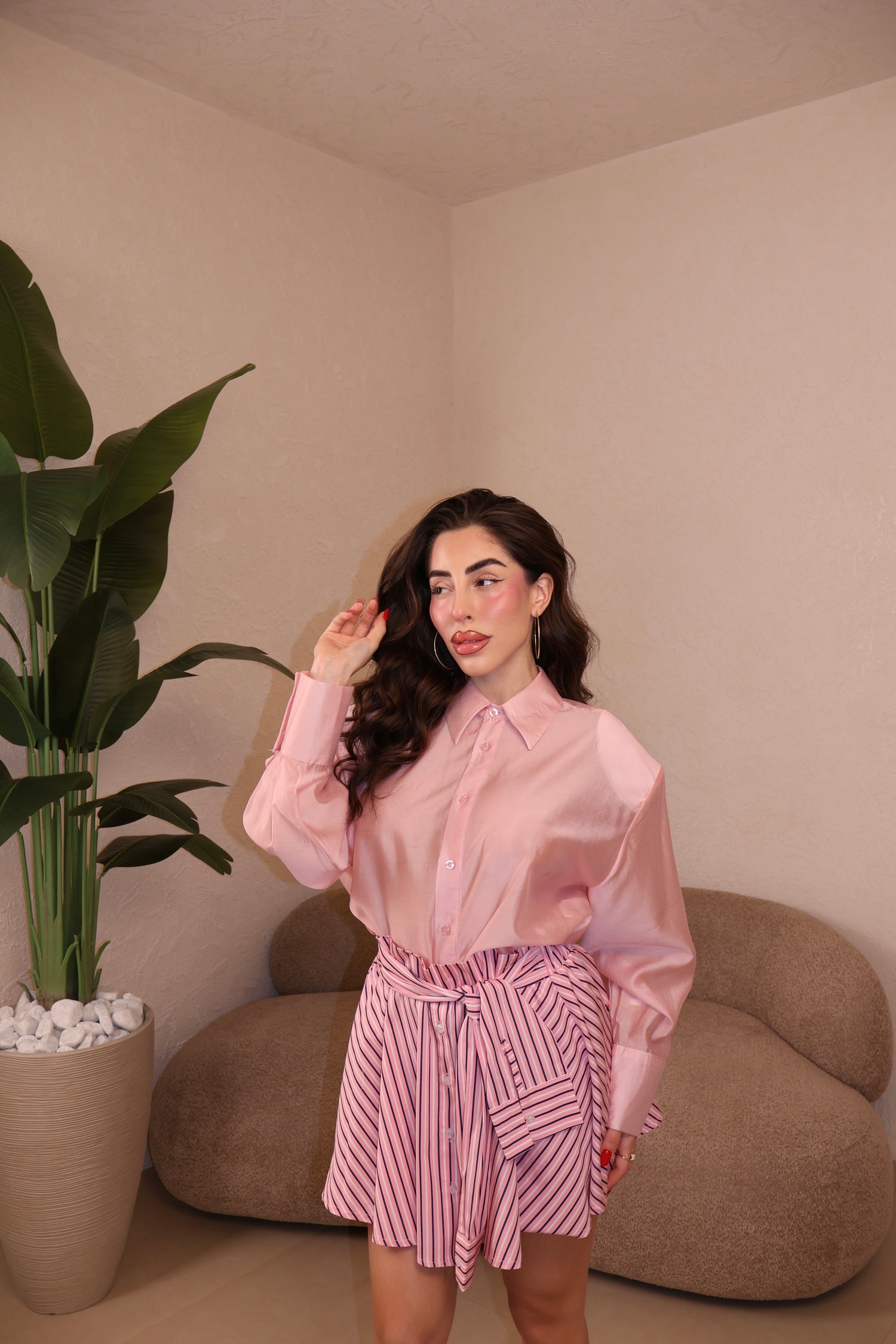 Camicia Velo rosa