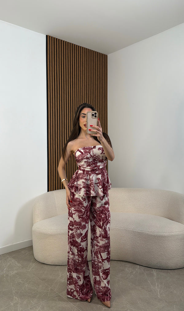 Co/Ord Nature bordeaux
