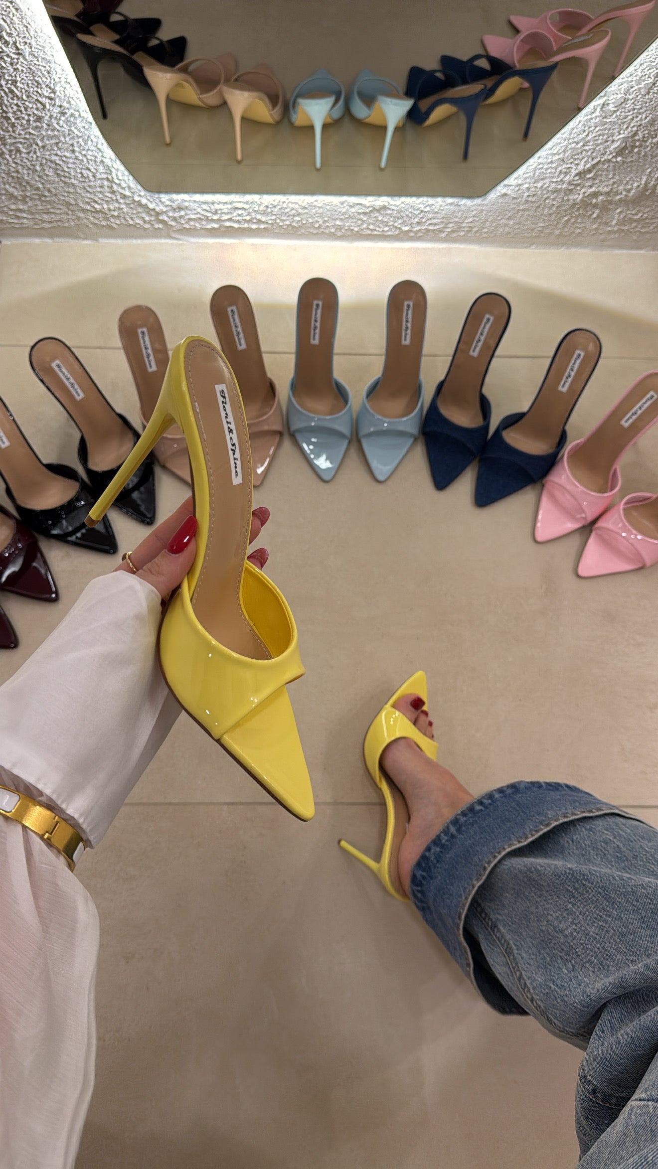 Mules Paris jaune