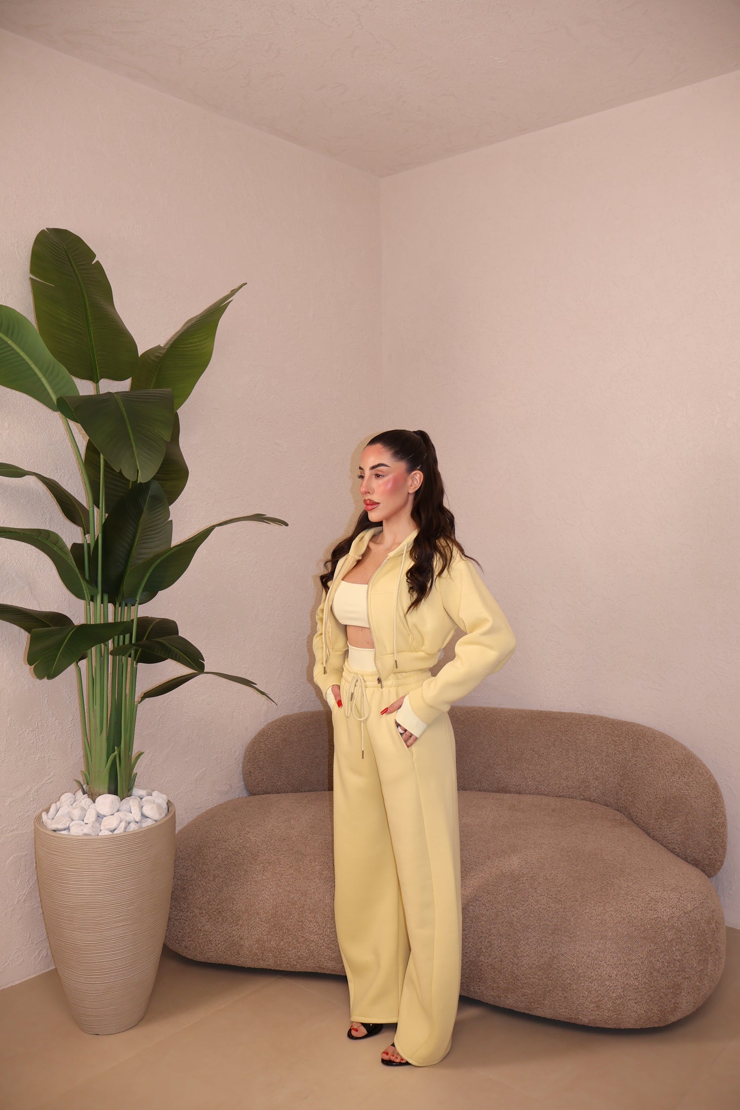 Co/Ord Tuta Skims jaune