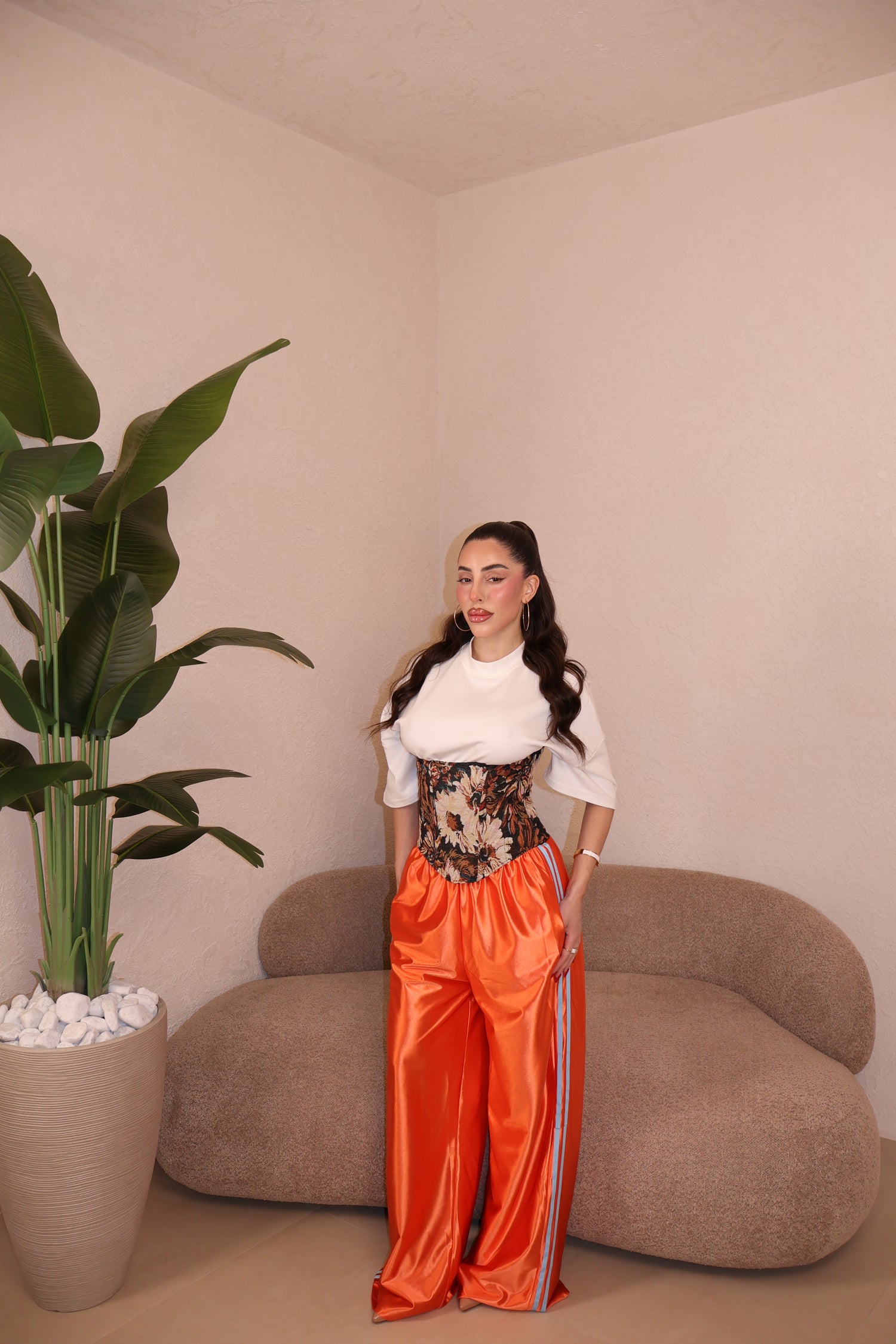 Pantatuta Satin orange