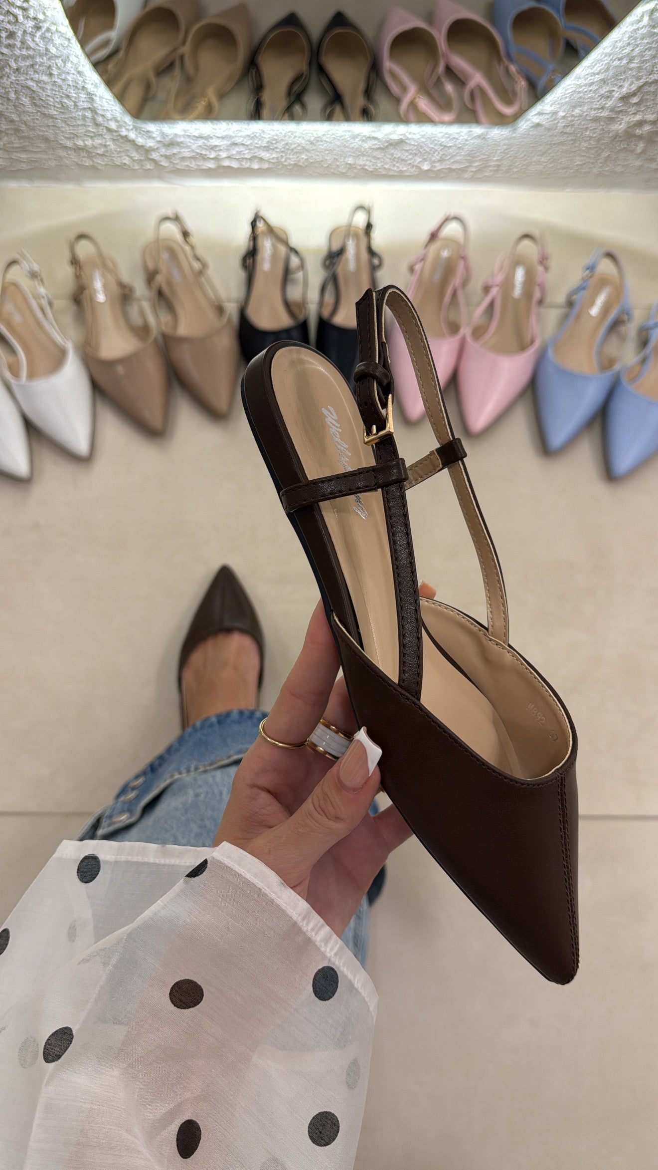 Slingback Nicole choco