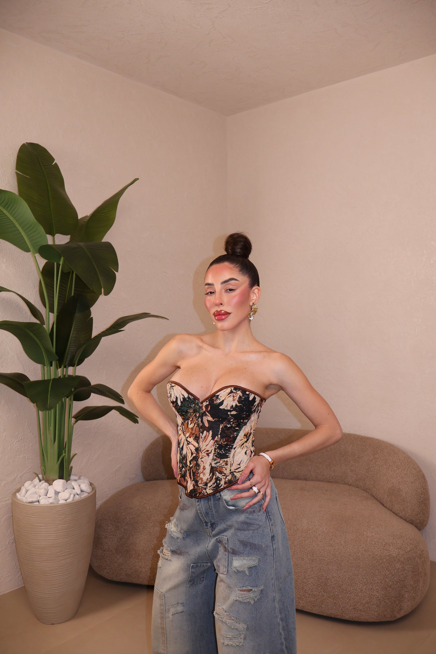 Bustino Flower choco