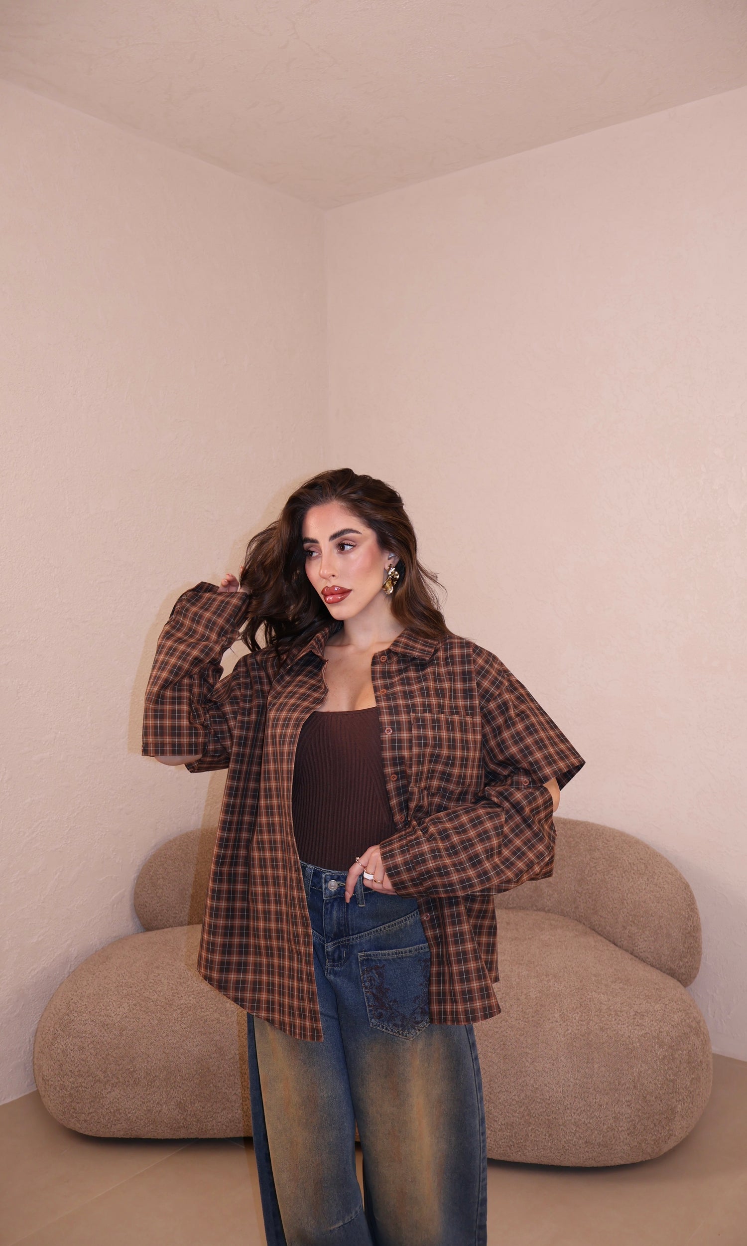 Camicia Vichy 2.0 choco