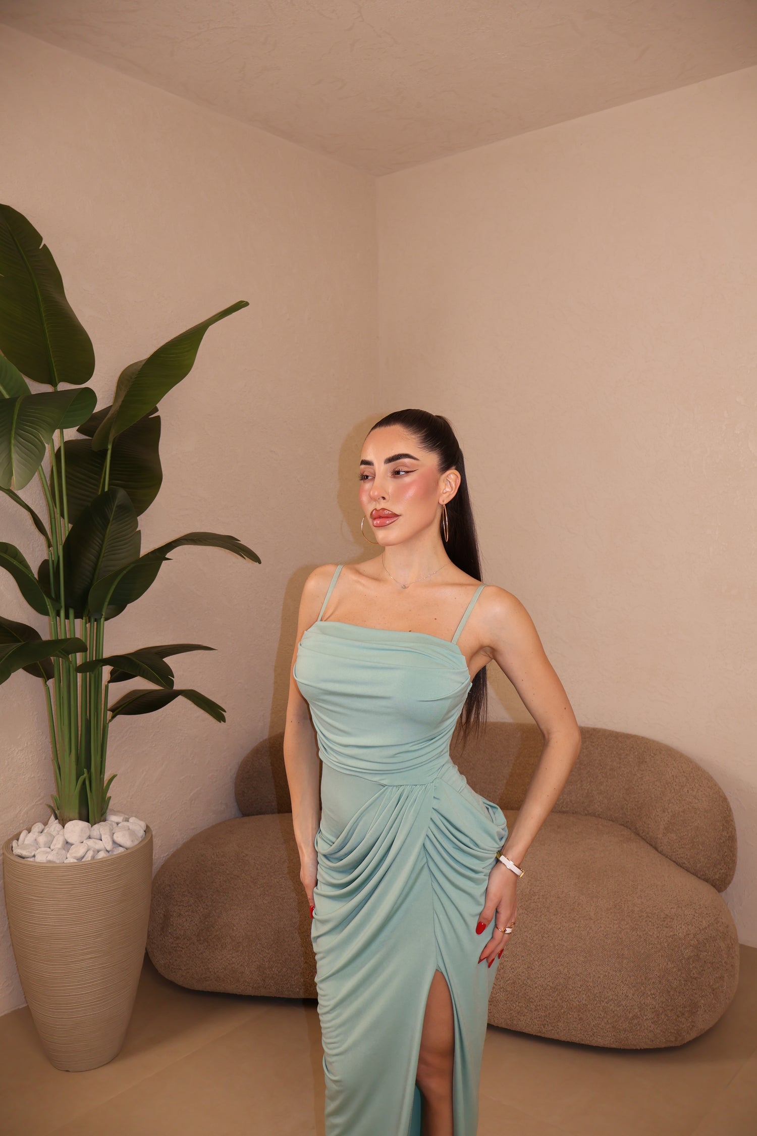 Abito Giuly menta