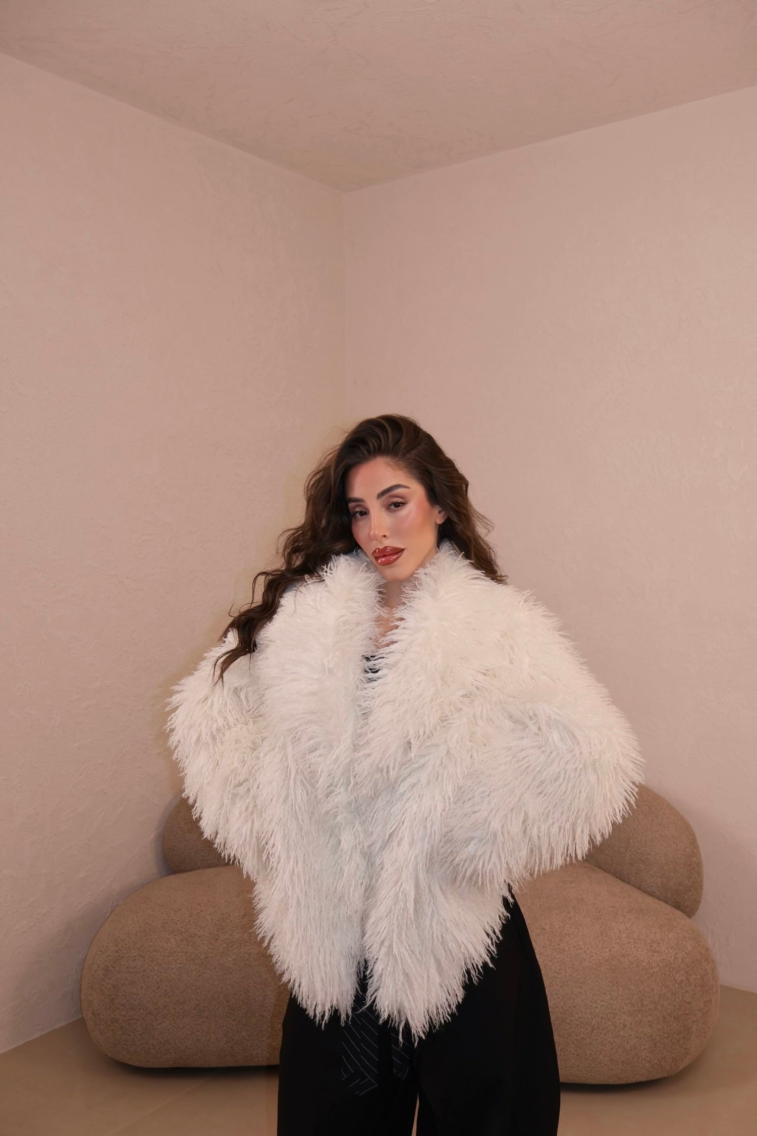 Pelliccia Azulk bianca