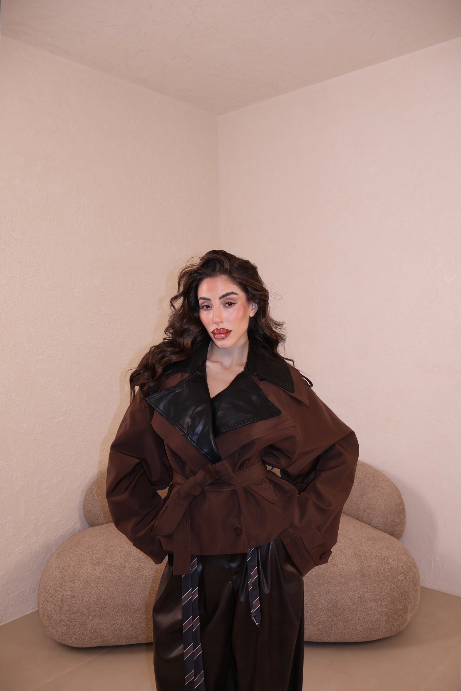 Trench Laurent choco