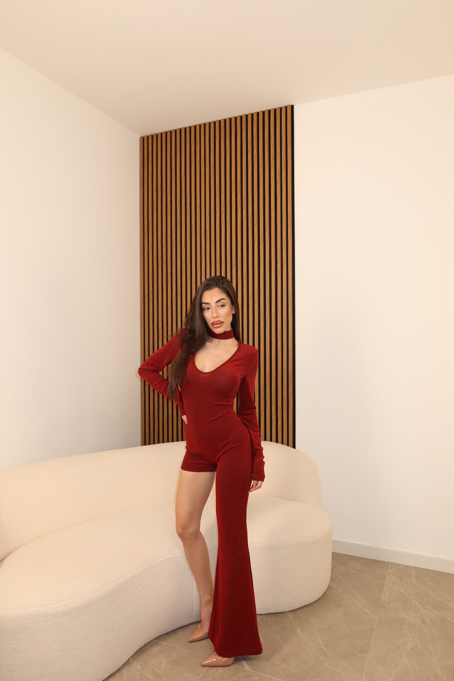 Jumpsuit Hailey bordeaux