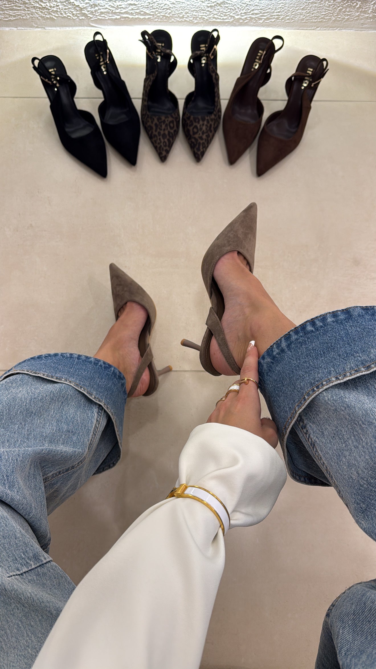 Décolleté Lady 2.0 khaki