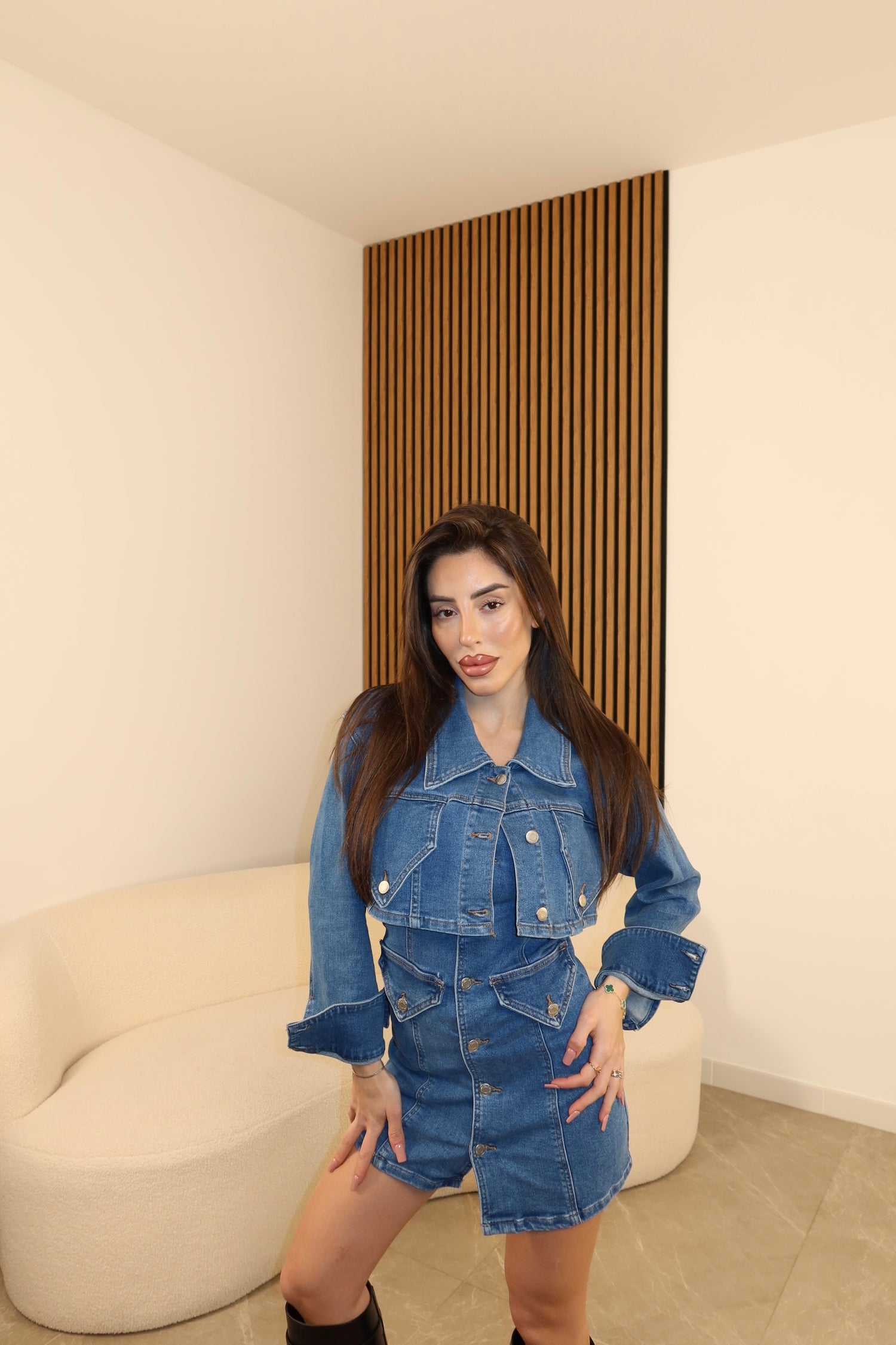 Giacca Denim corta