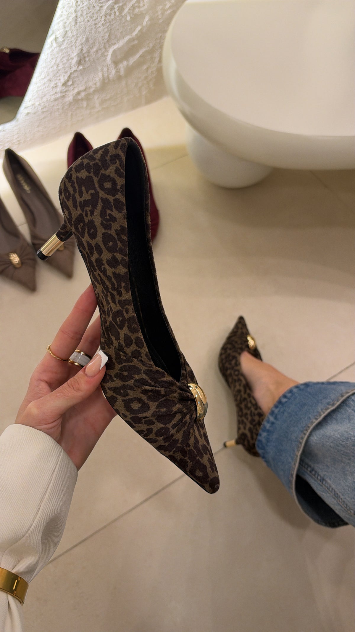 Décolleté Elegance leopard