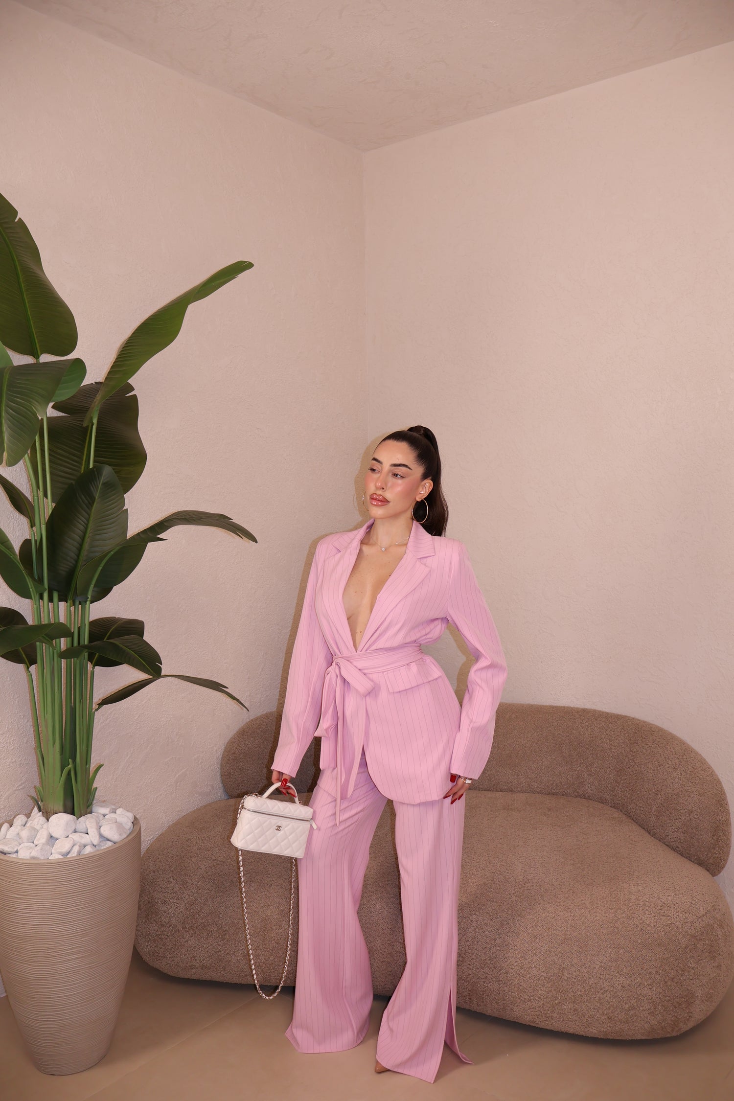 Tailleur Jessy pink