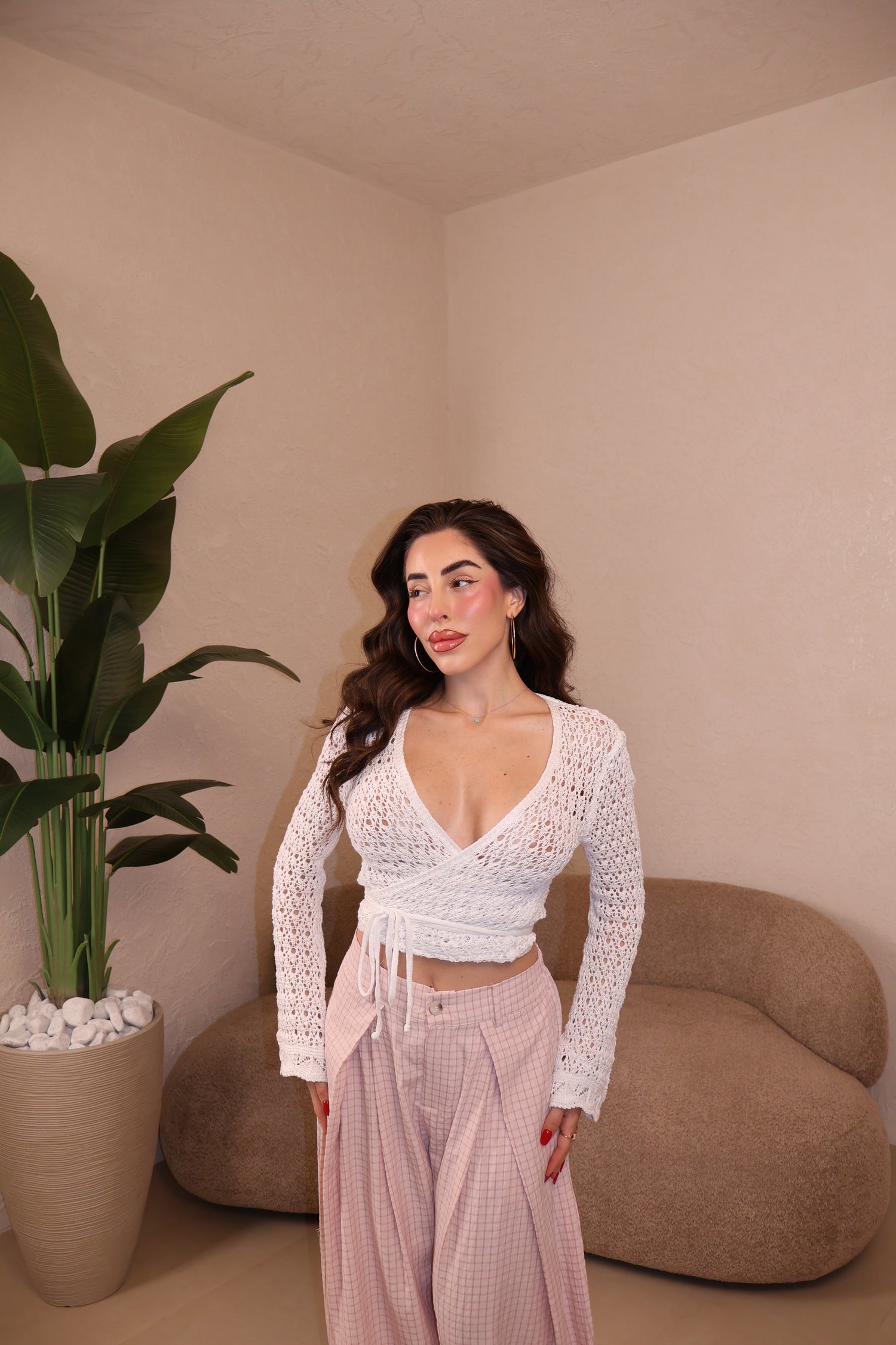 Incrociatina Crochet white