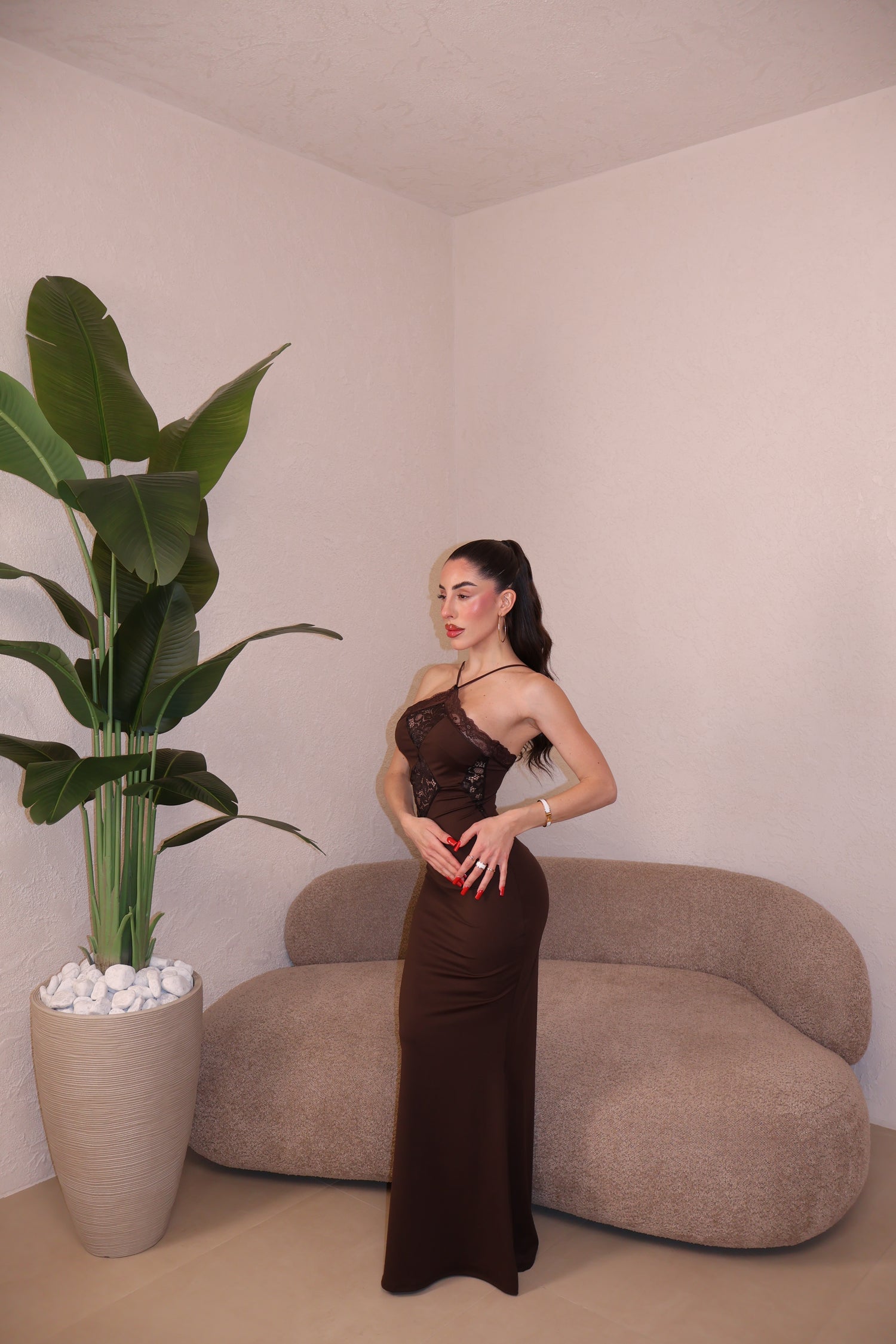 Abito Seraphine choco