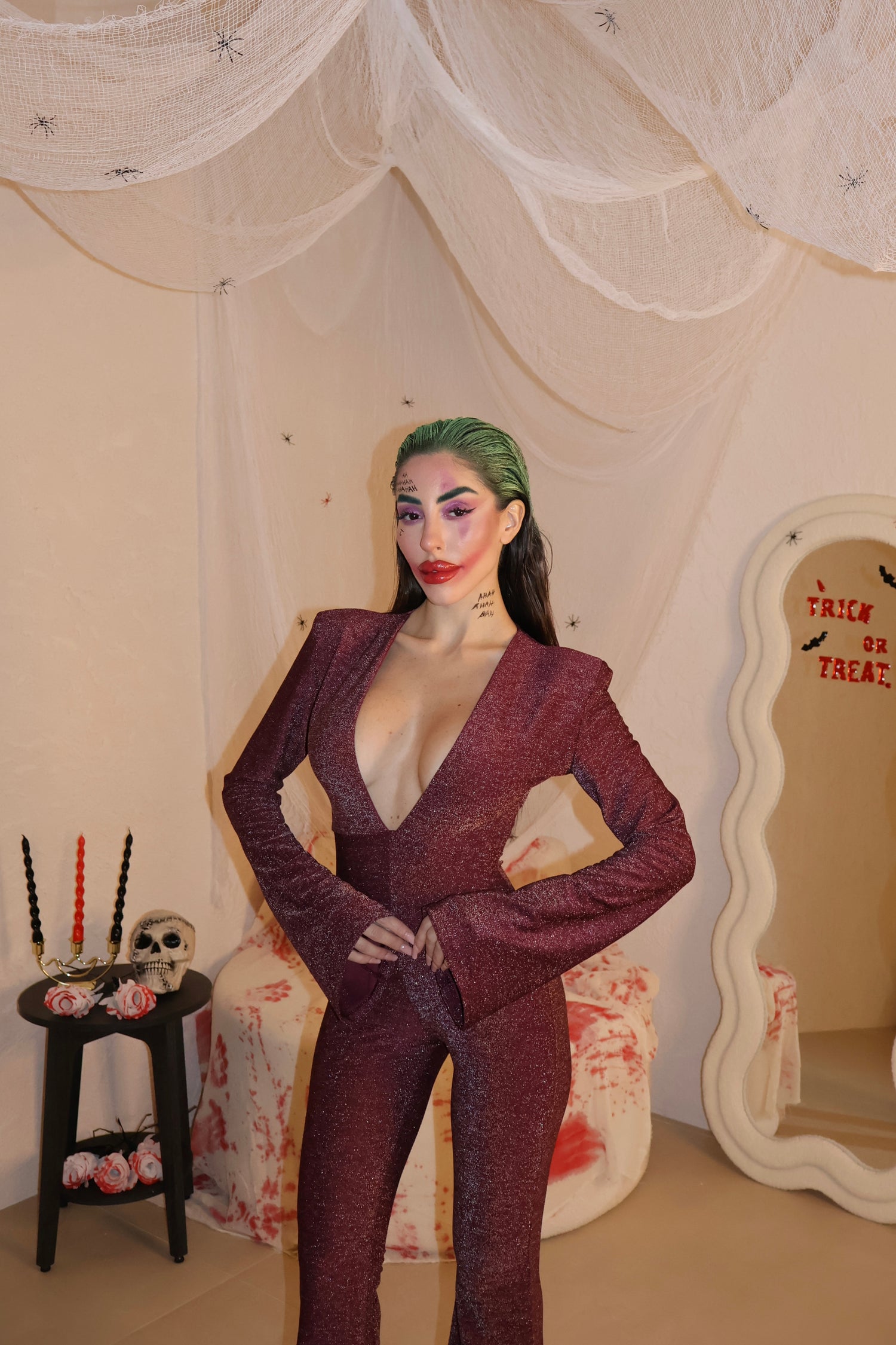 Jumpsuit Rosalia bordeaux