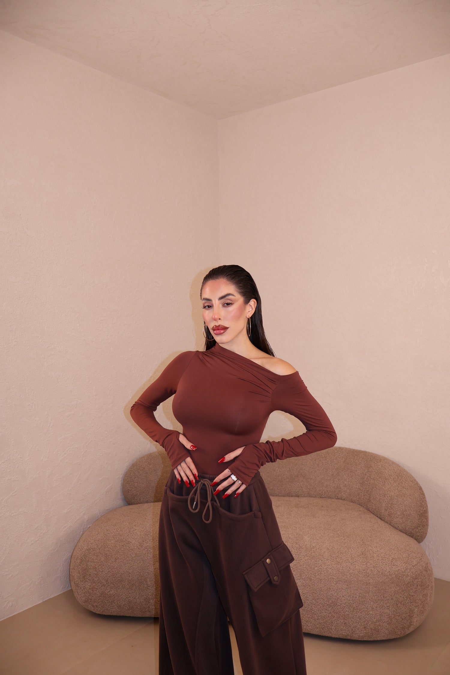 Maglia Kim chocolate