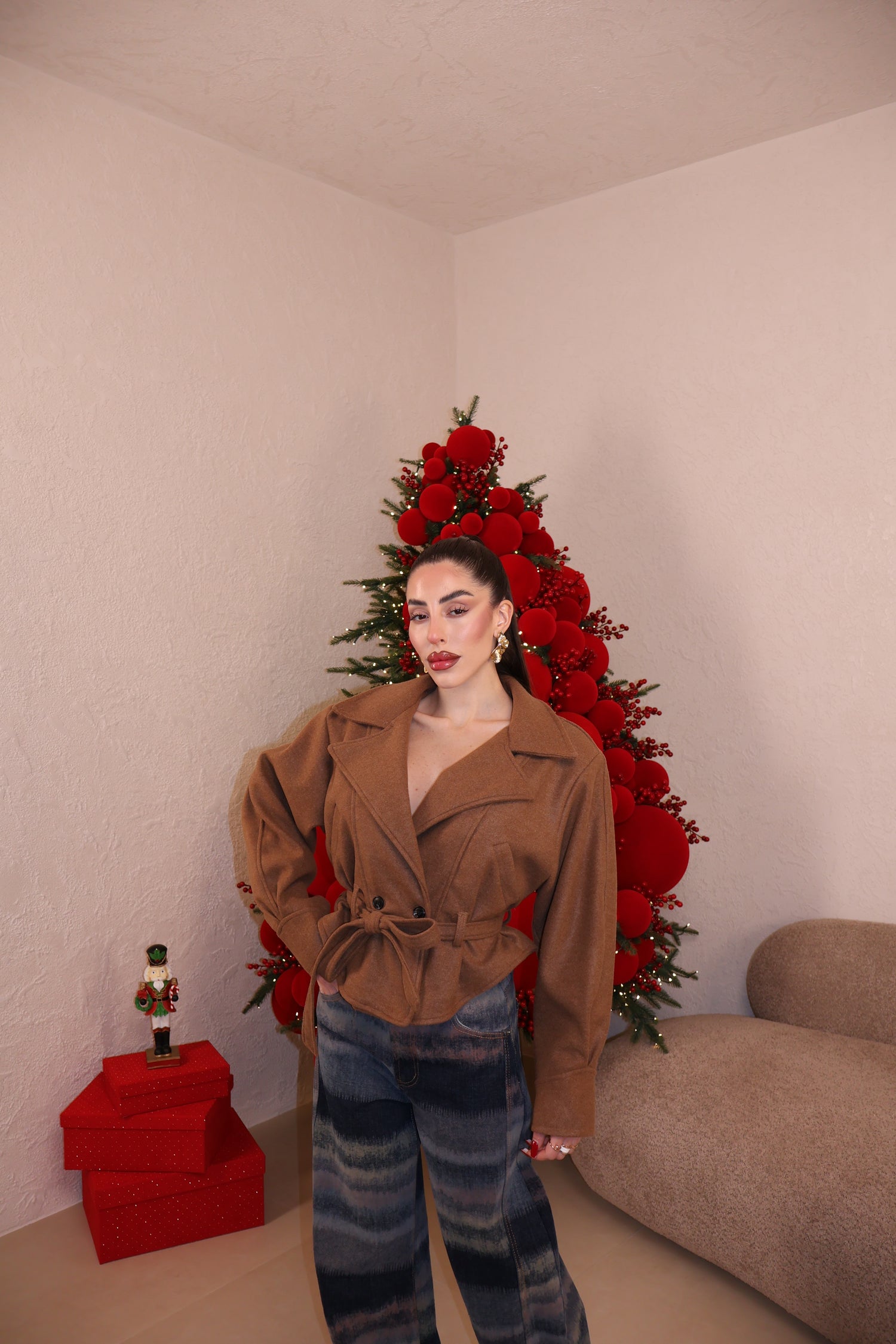 Giacca Felicia camel