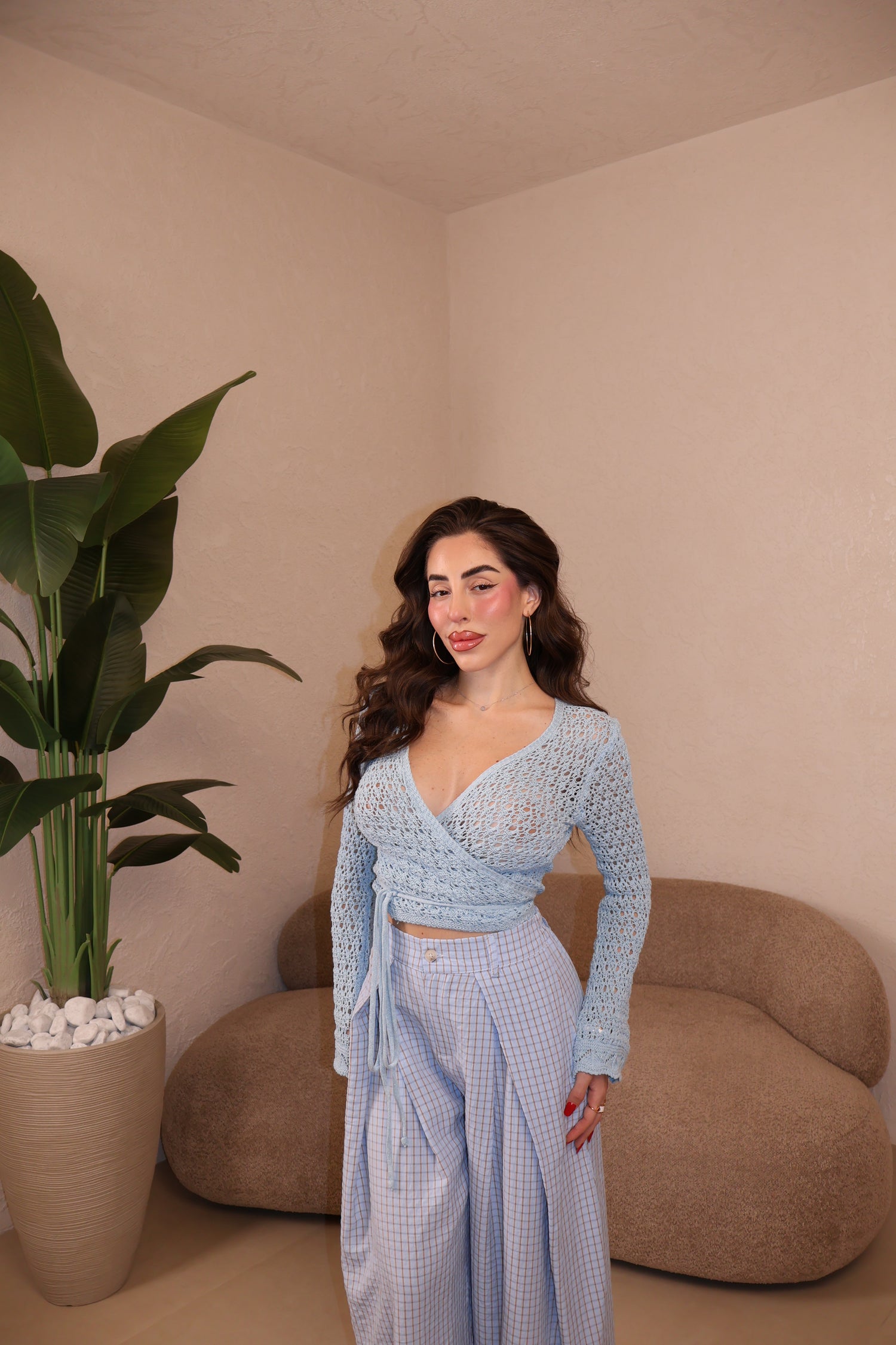 Incrociatina Crochet celeste
