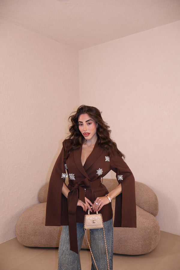 Blazer Jewels choco