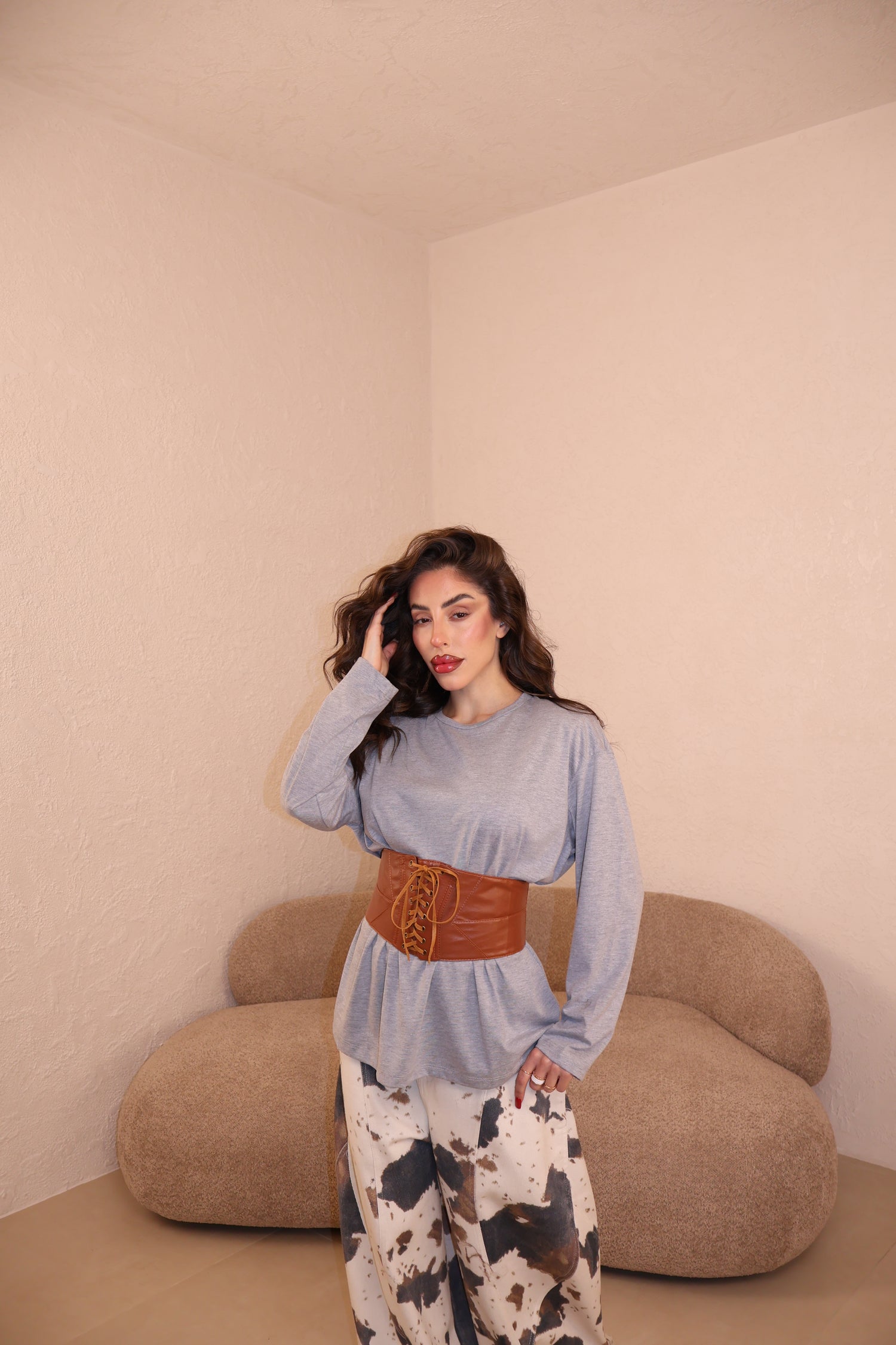 Cintura Corset Ecopelle