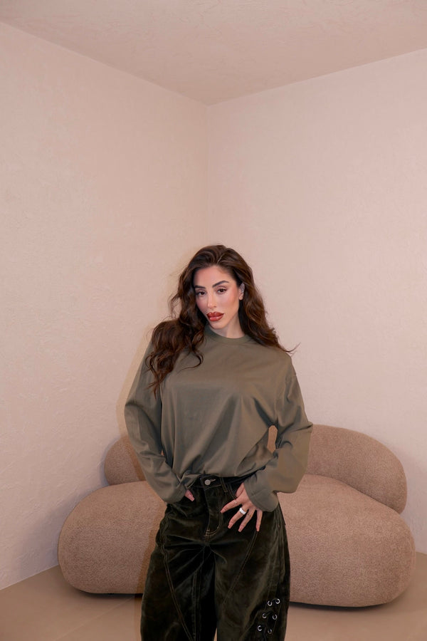 Maglia Maniche Lunghe military