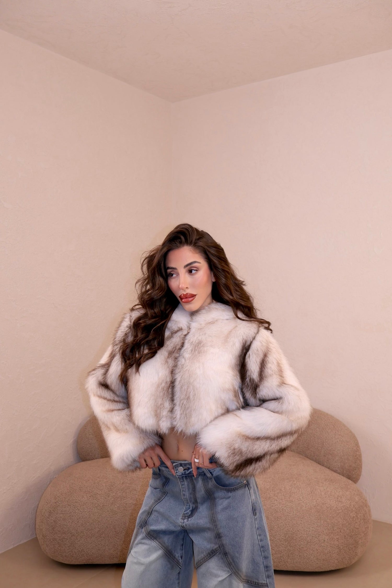 Pelliccia Courmayeur crop