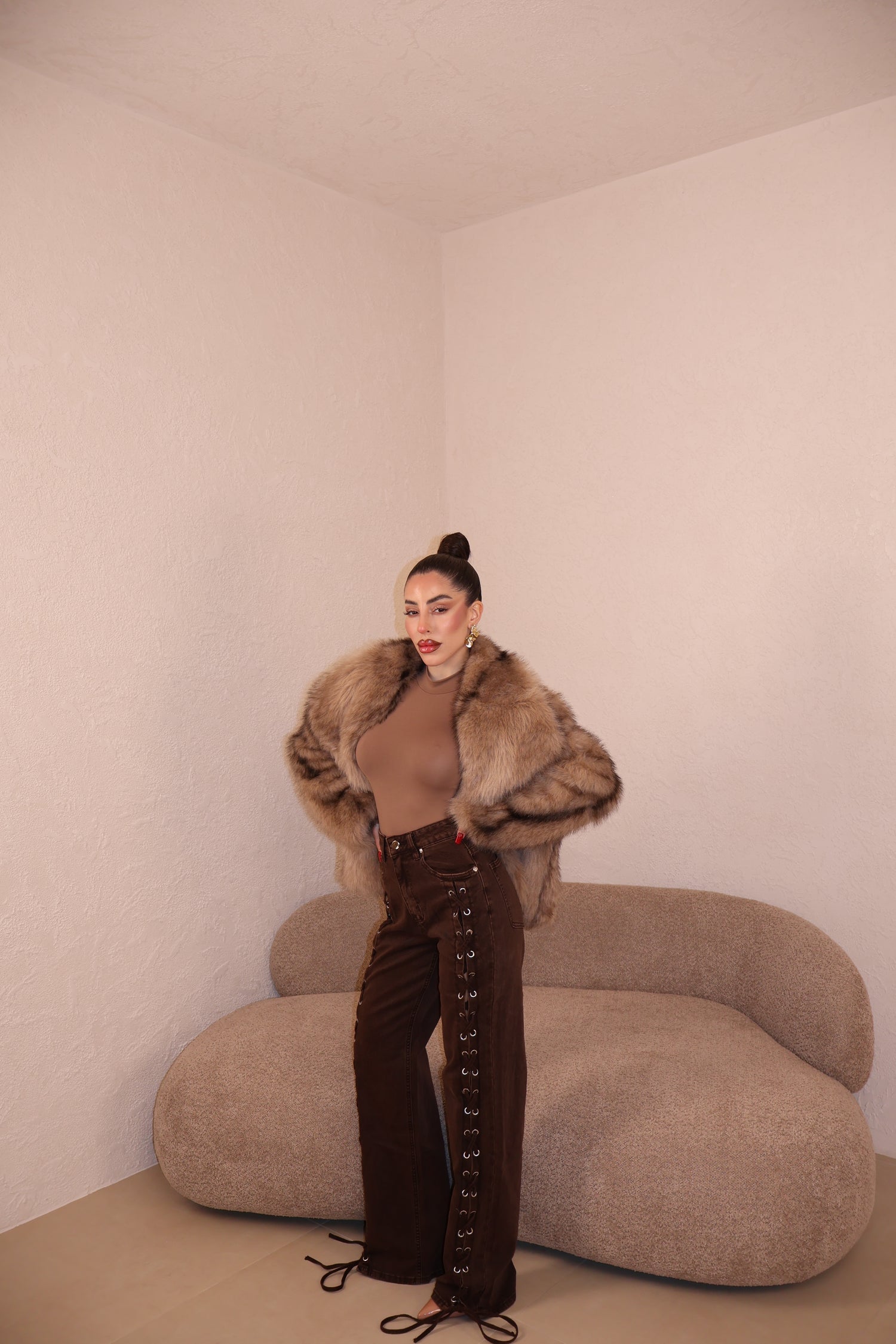 Jeans New Stringhe choco