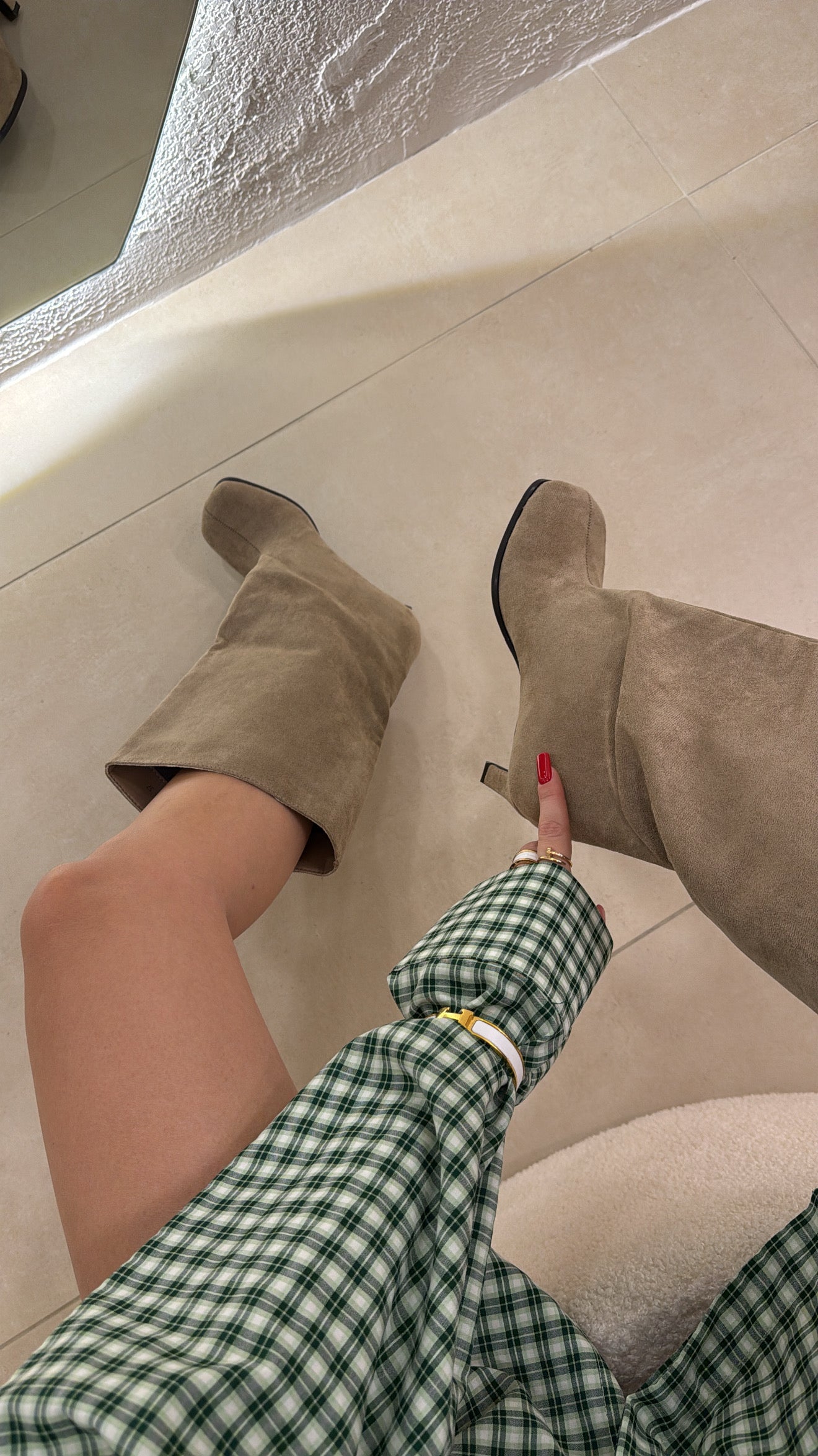 Stivali Attico khaki
