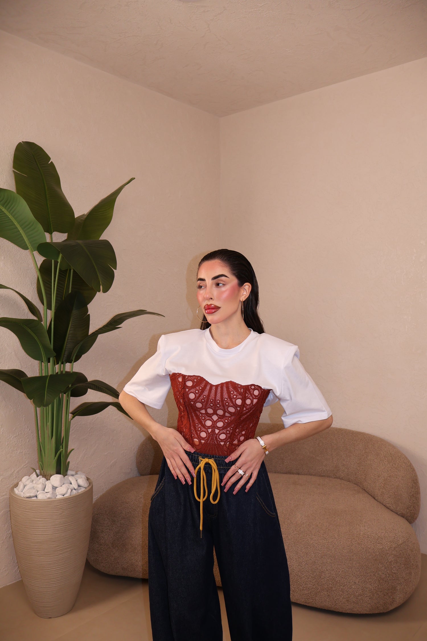 Corset Beatriz ruggine