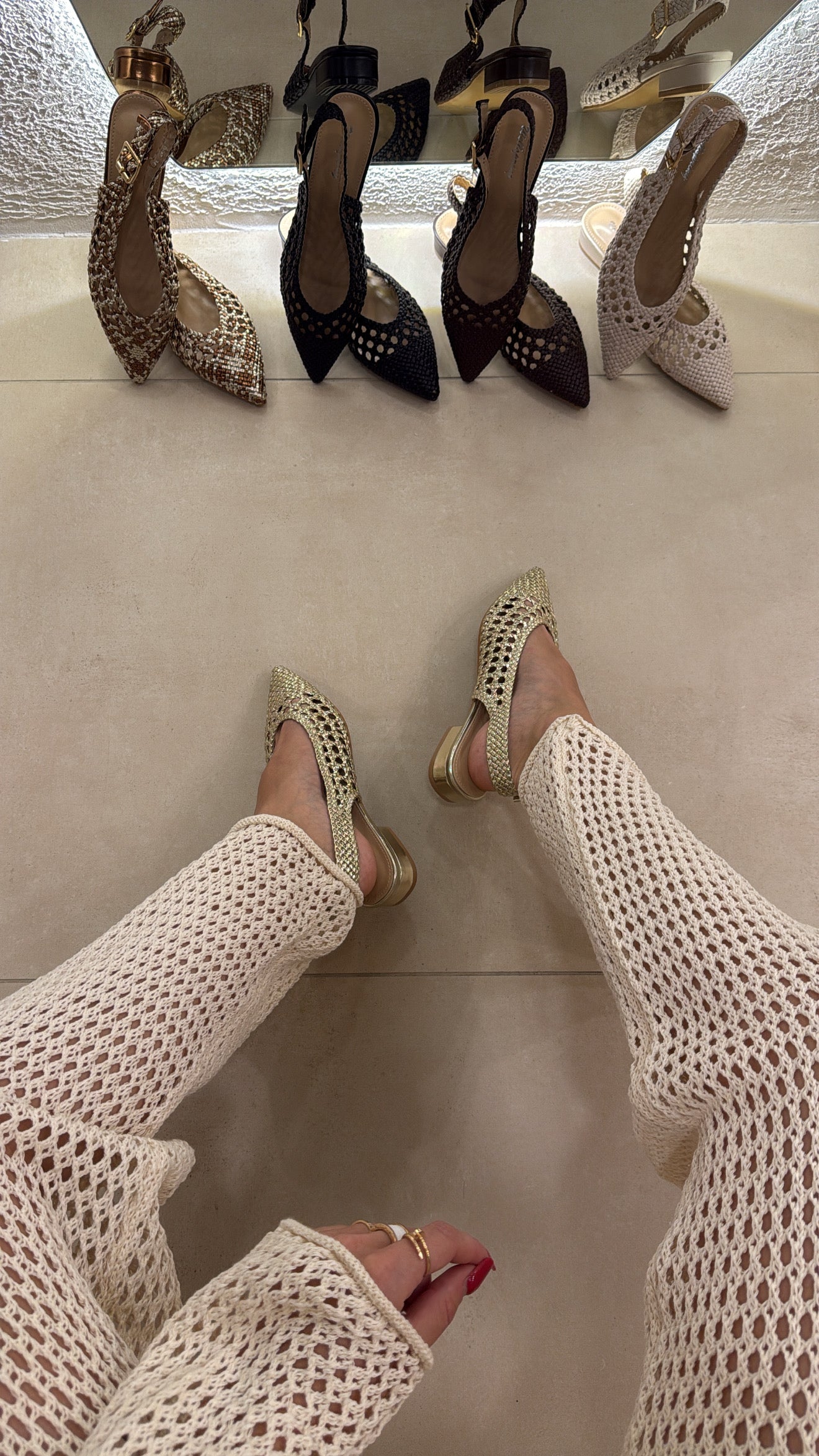Ballet Crochet gold
