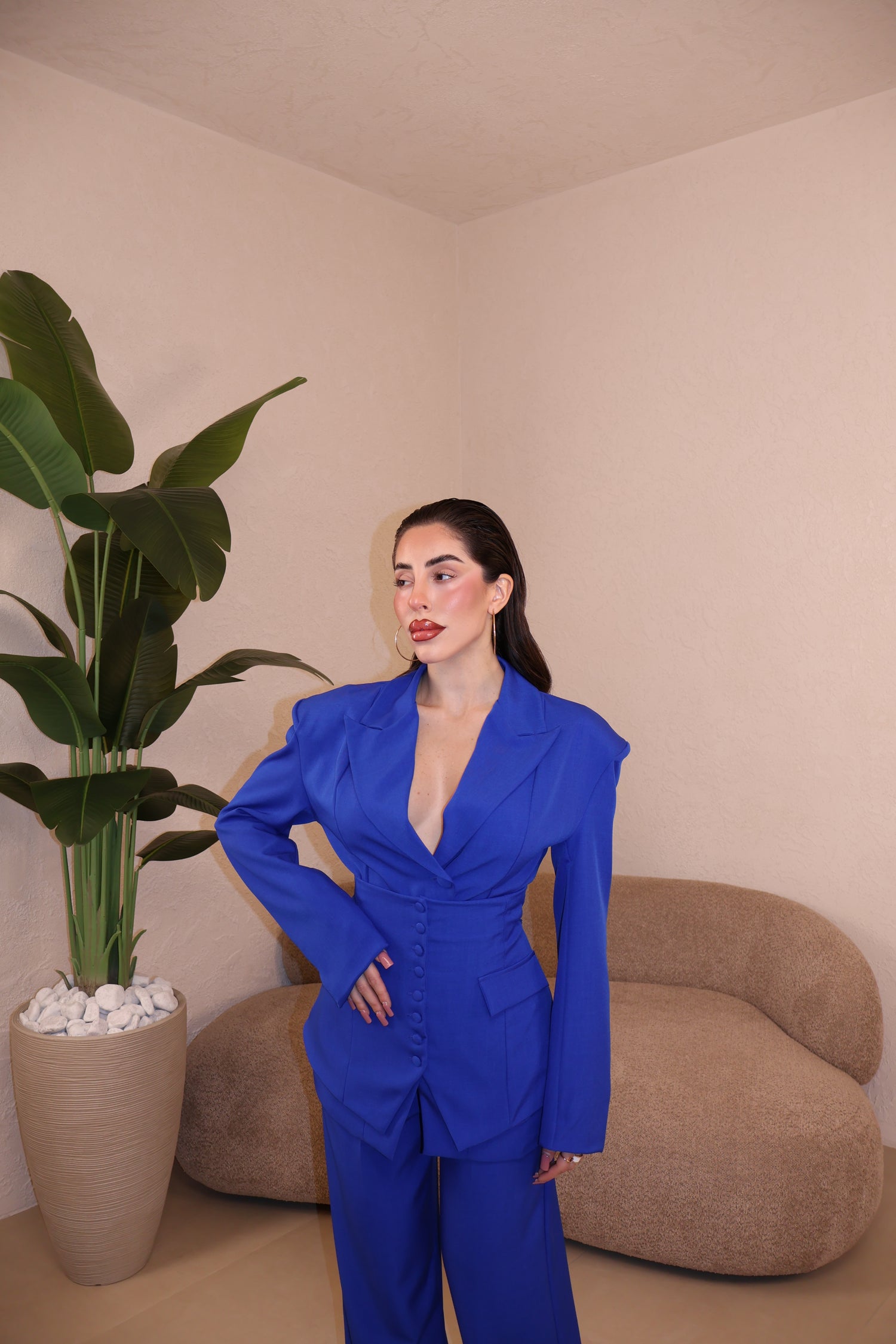 Tailleur Bustier royal