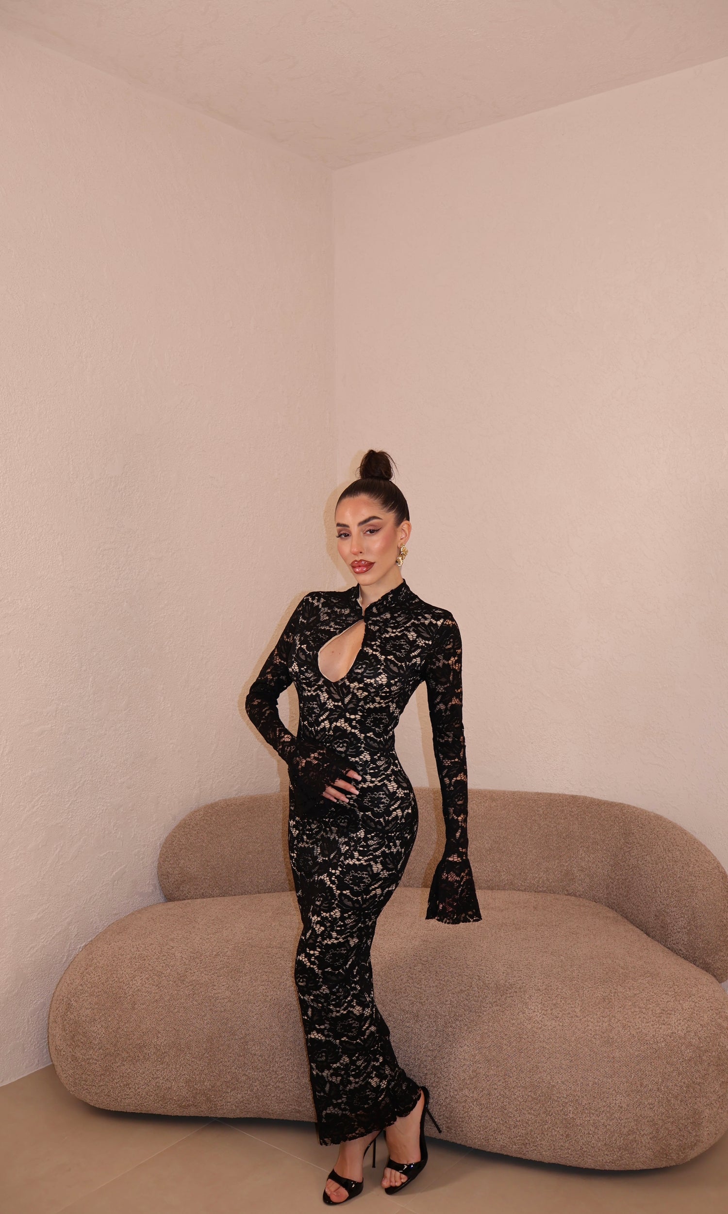 Abiti Megan lungo black