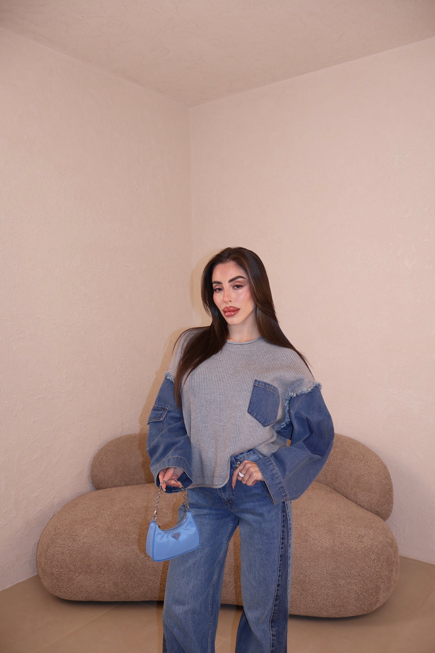 Pull Denim GREY