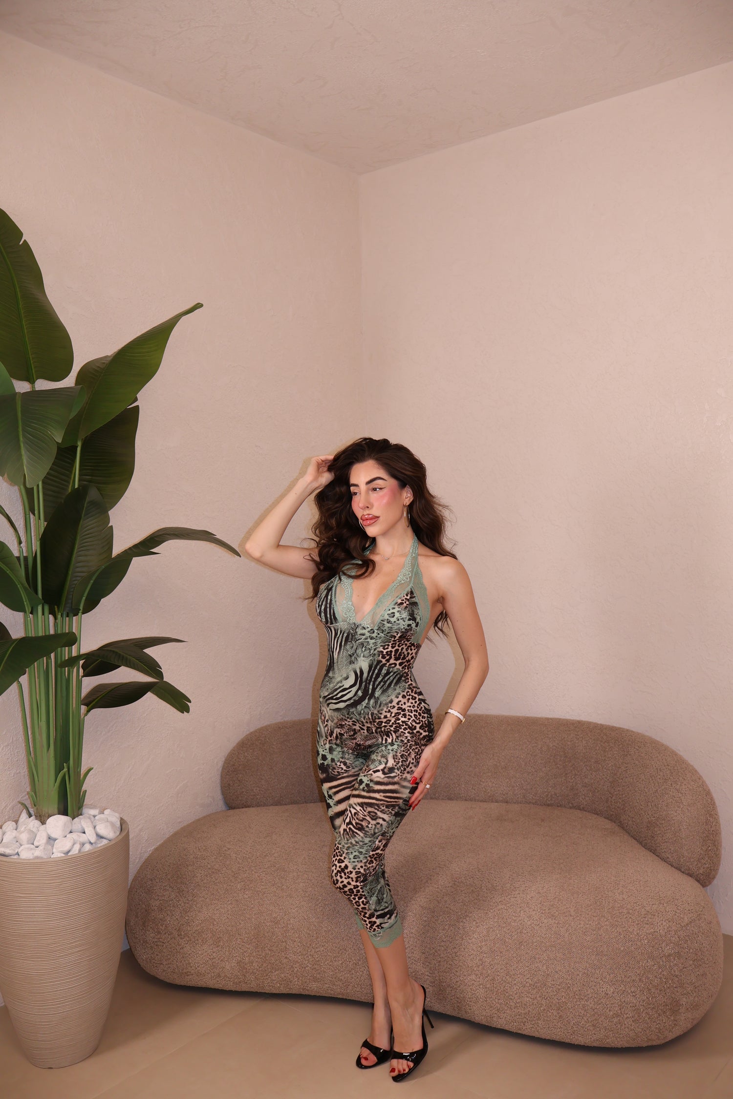 Jumpsuit Gold menta