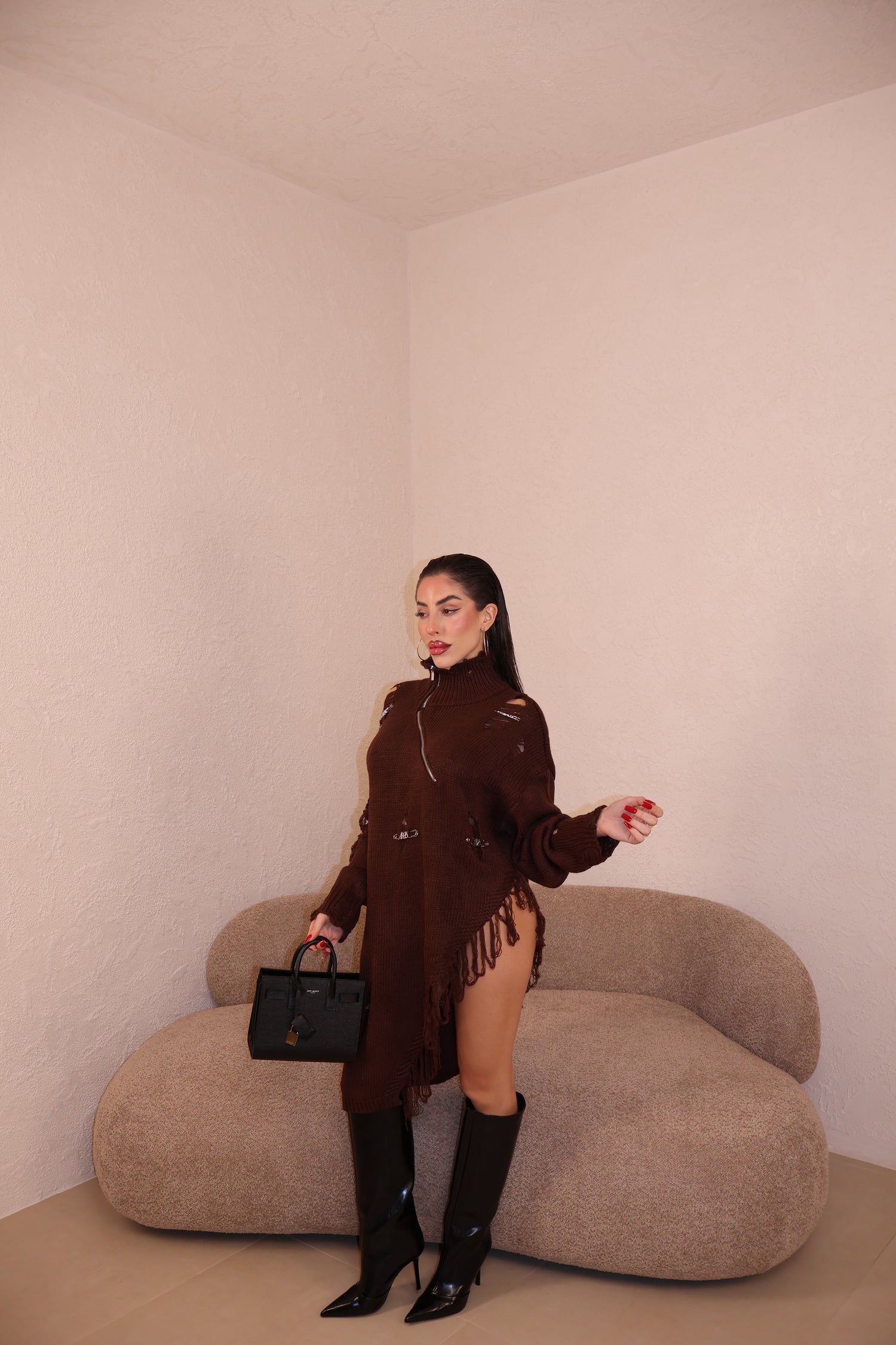 Pullover Swami choco