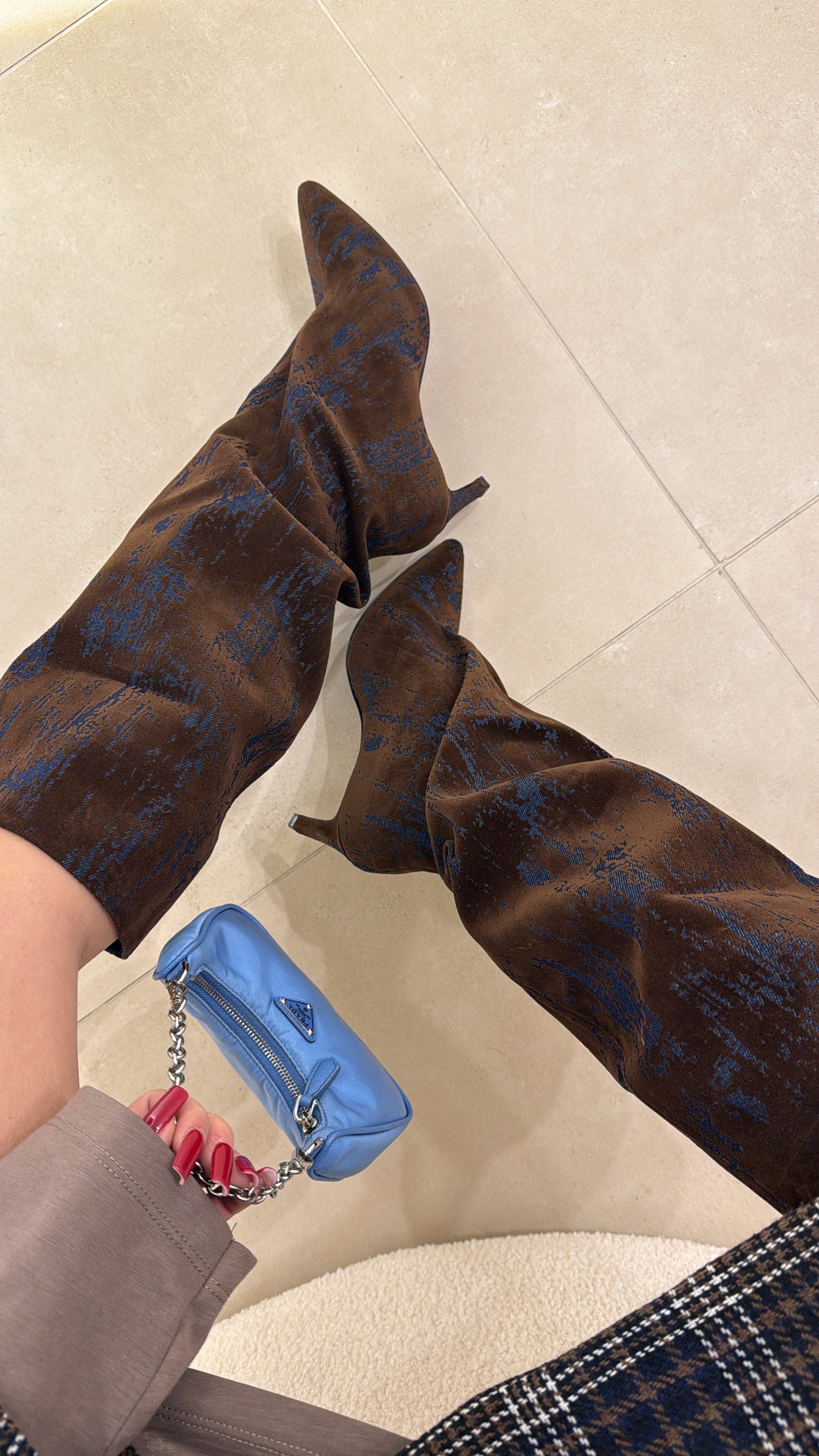 Stivali Chenille choco