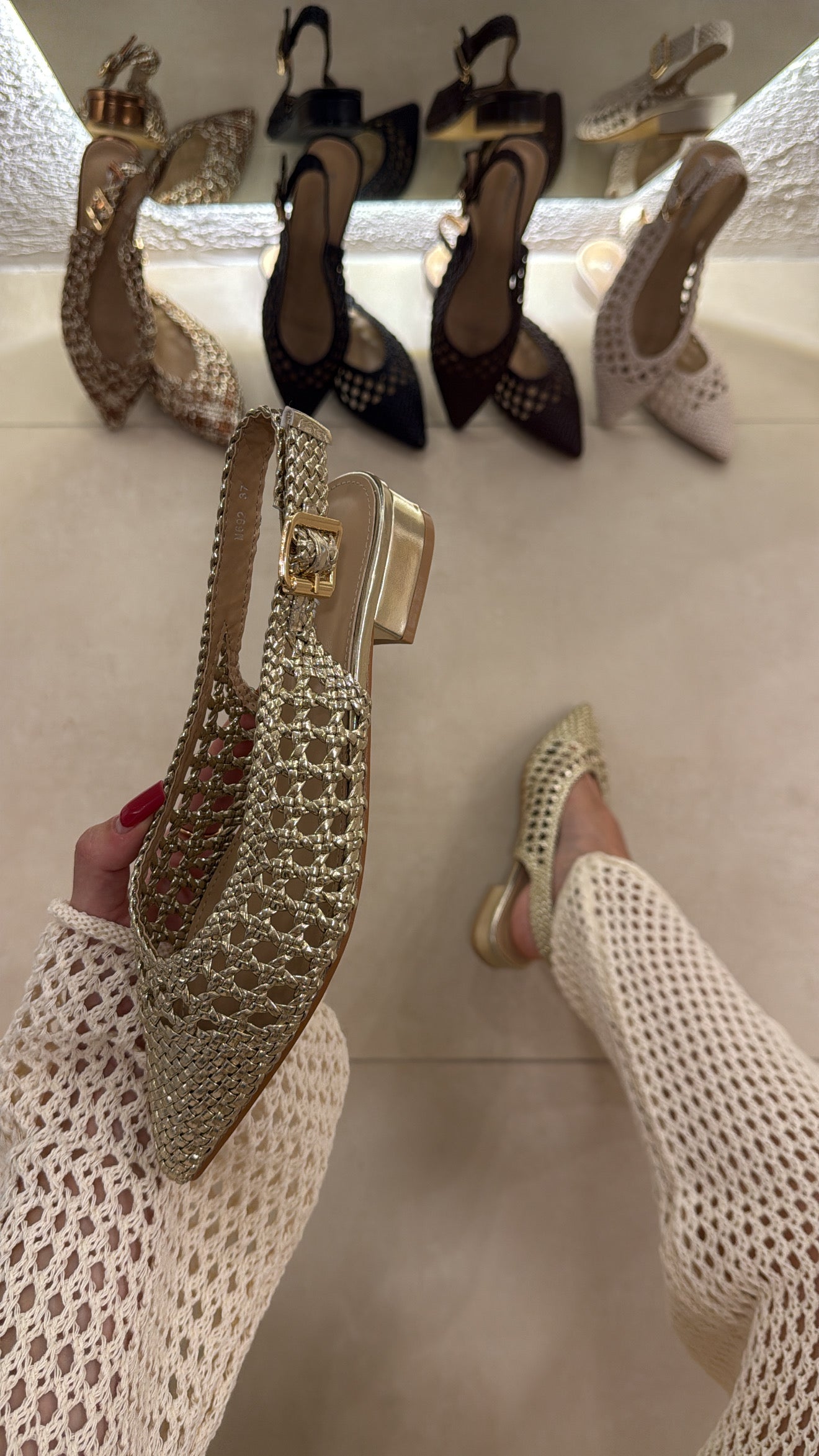 Ballet Crochet gold