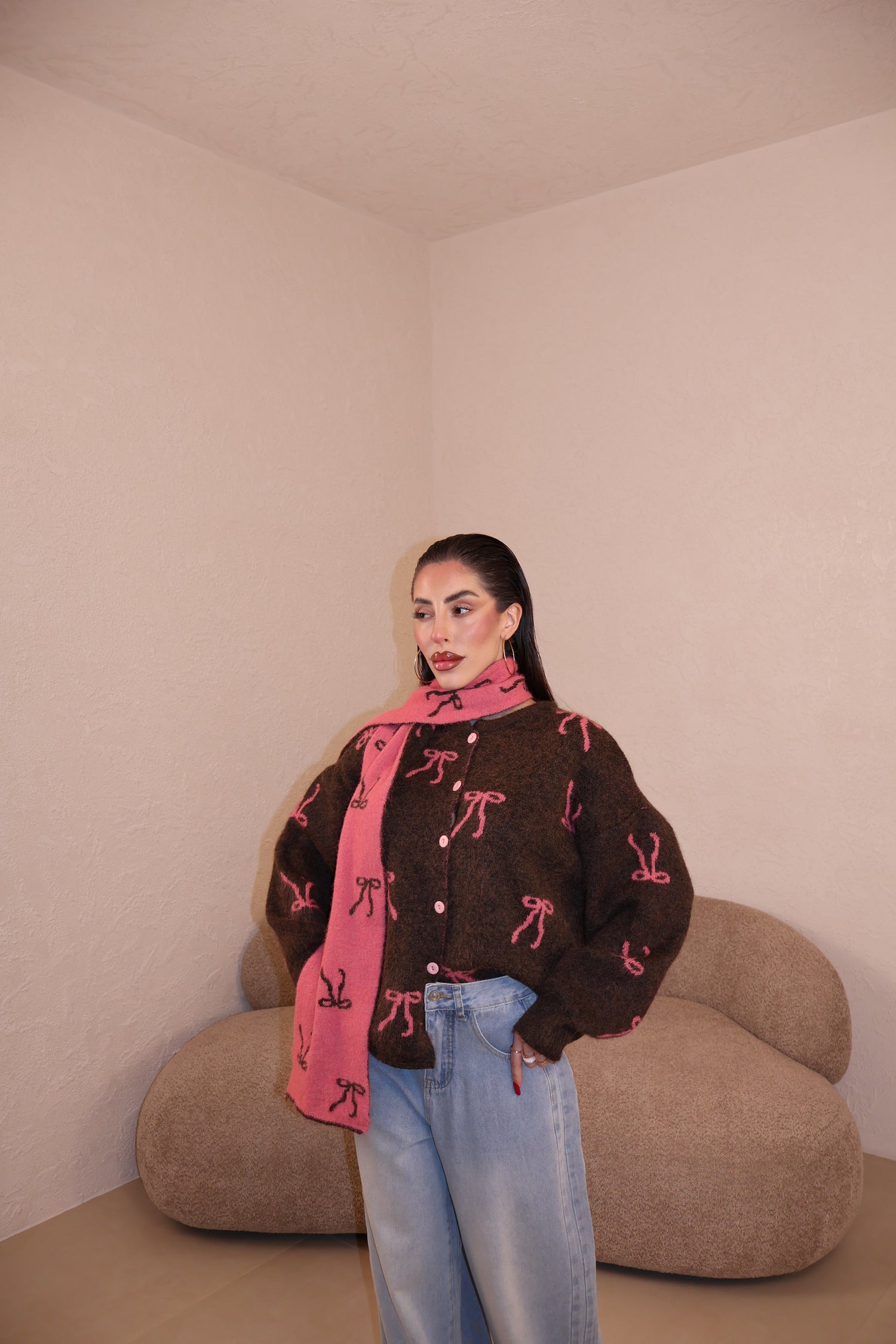 Cardigan Fiocchi choco