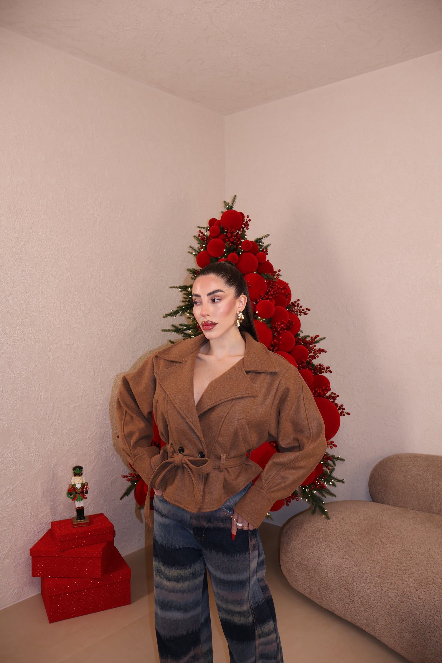 Giacca Felicia camel