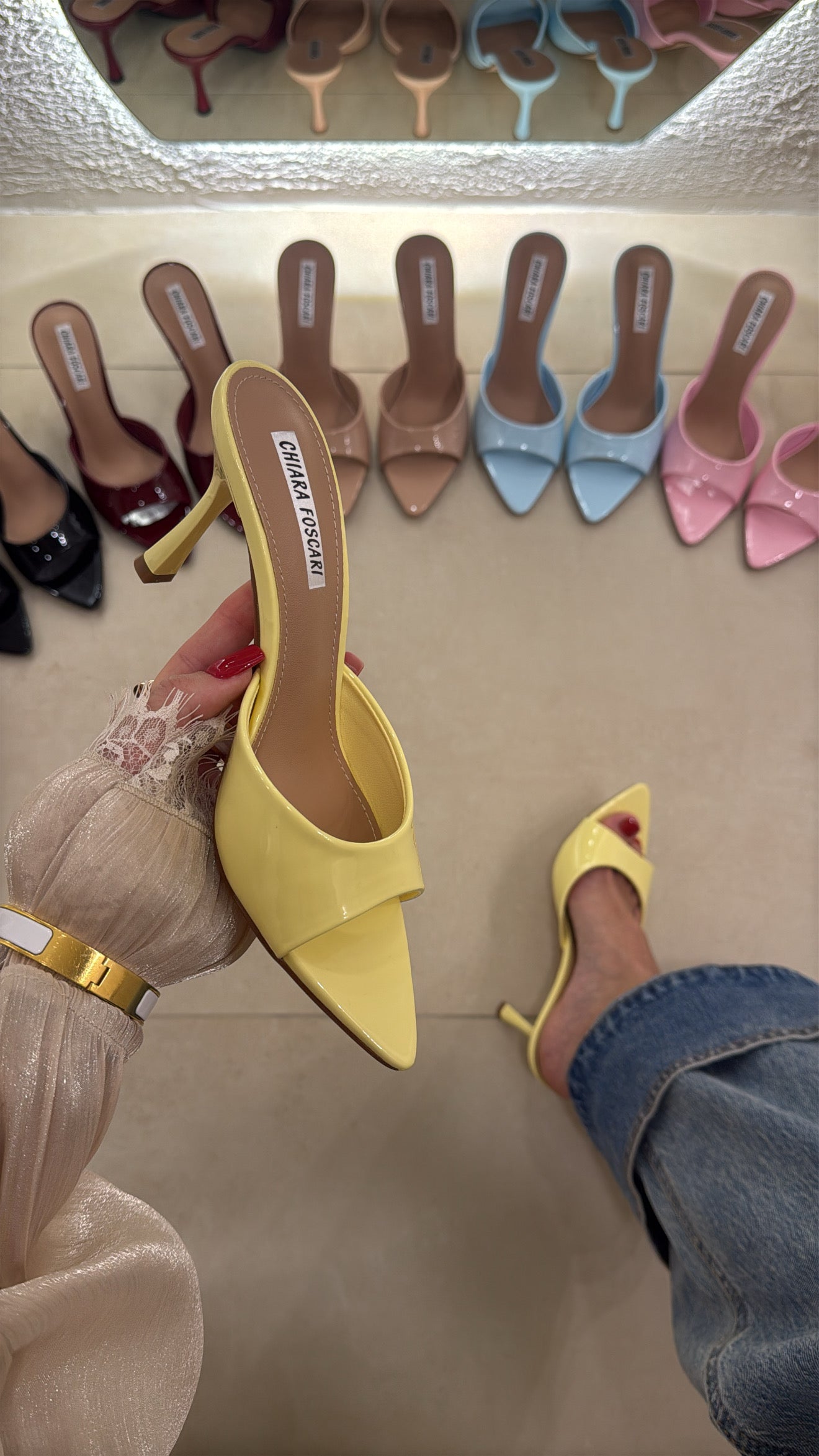 Mules Nina jaune