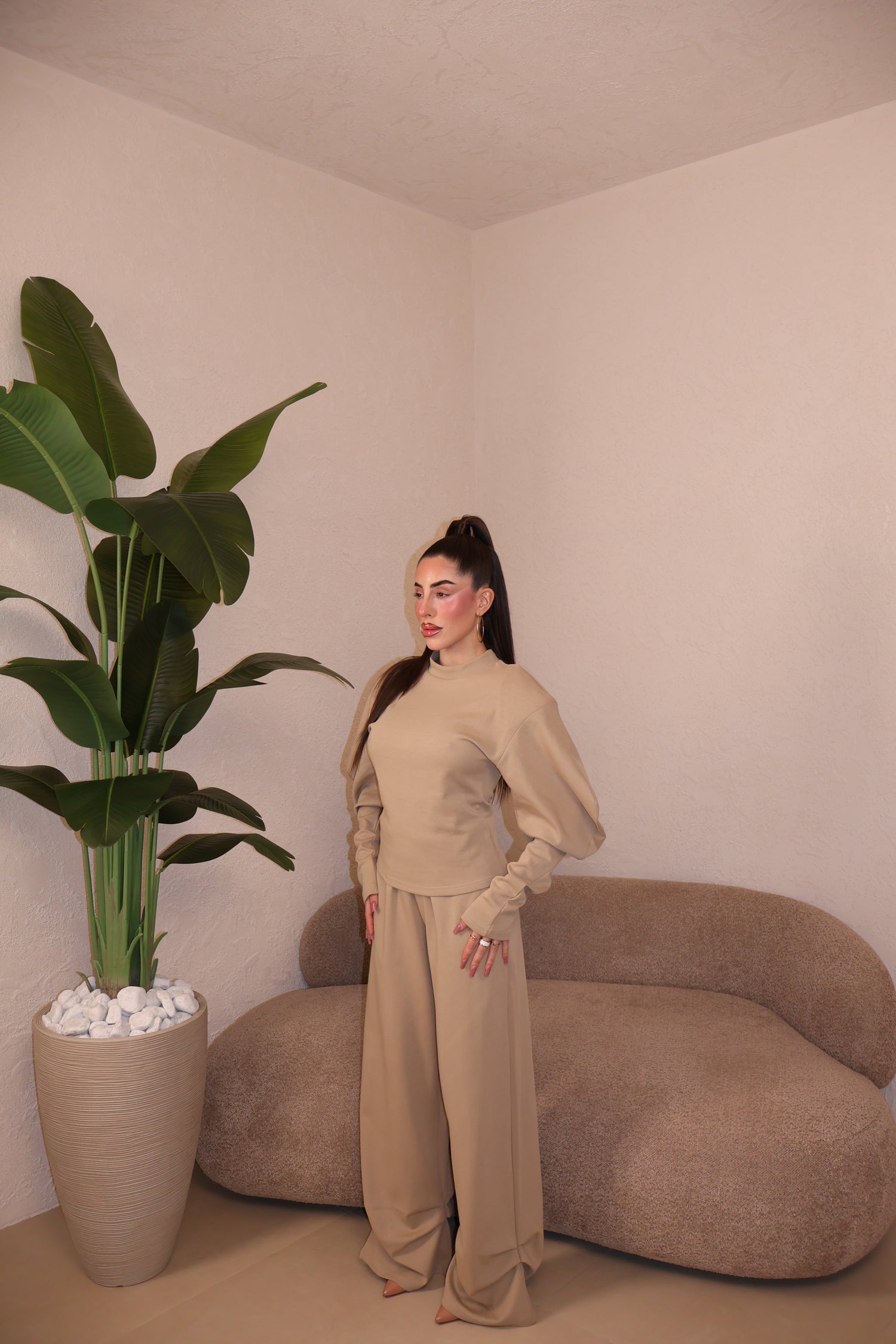 Co/Ord Tuta Chloé beige