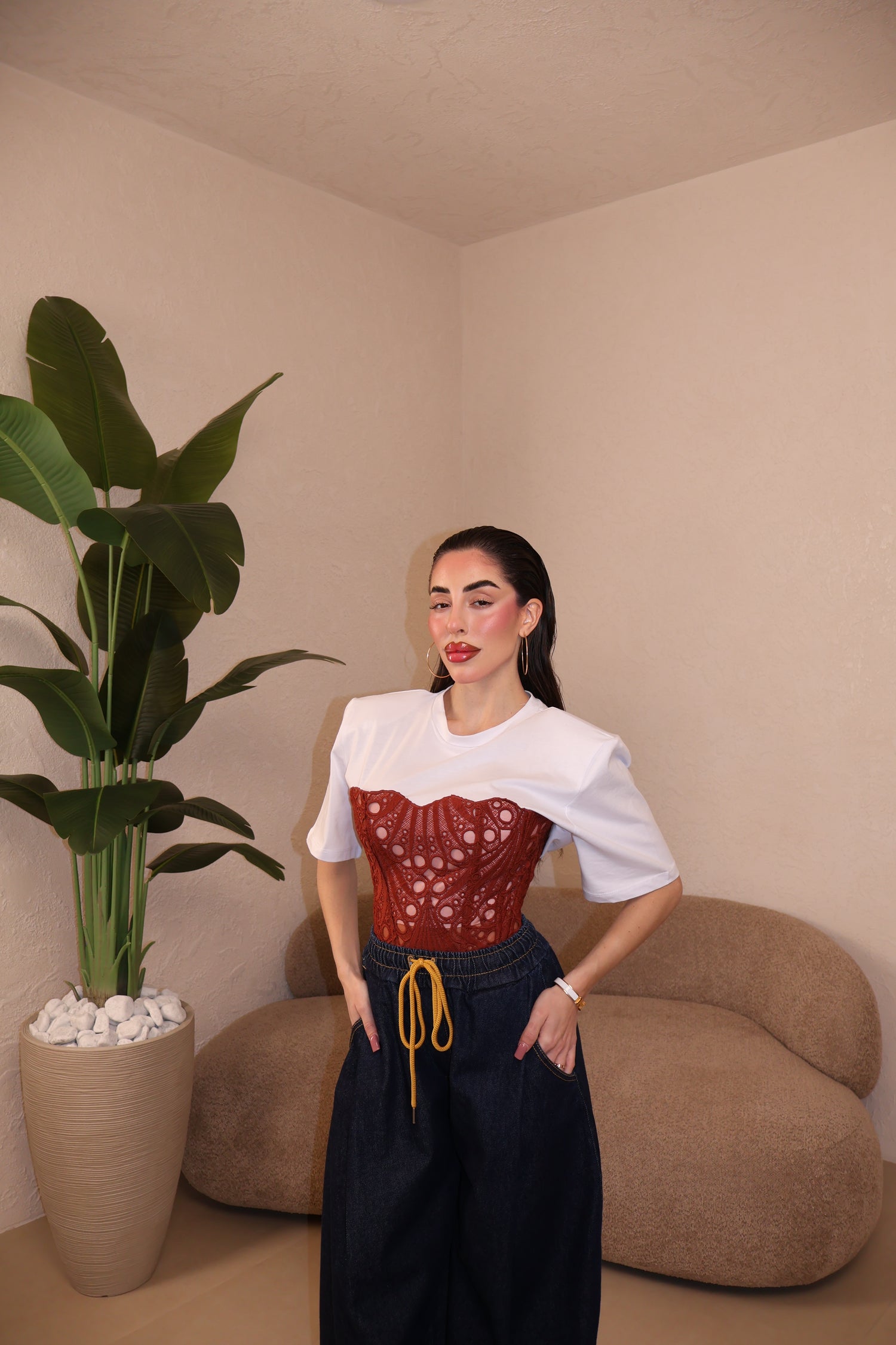 Corset Beatriz ruggine